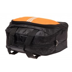 На фото 4 - Спортивная сумка из текстиля, цвет оранжевый
