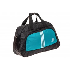На фото 1 - Спортивная сумка из текстиля, цвет бирюза