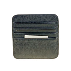 На фото 2 - Картхолдер из натуральной кожи для пластиковых карт, цвет черный На фото 2 - Картхолдер из натуральной кожи для пластиковых карт, цвет черный