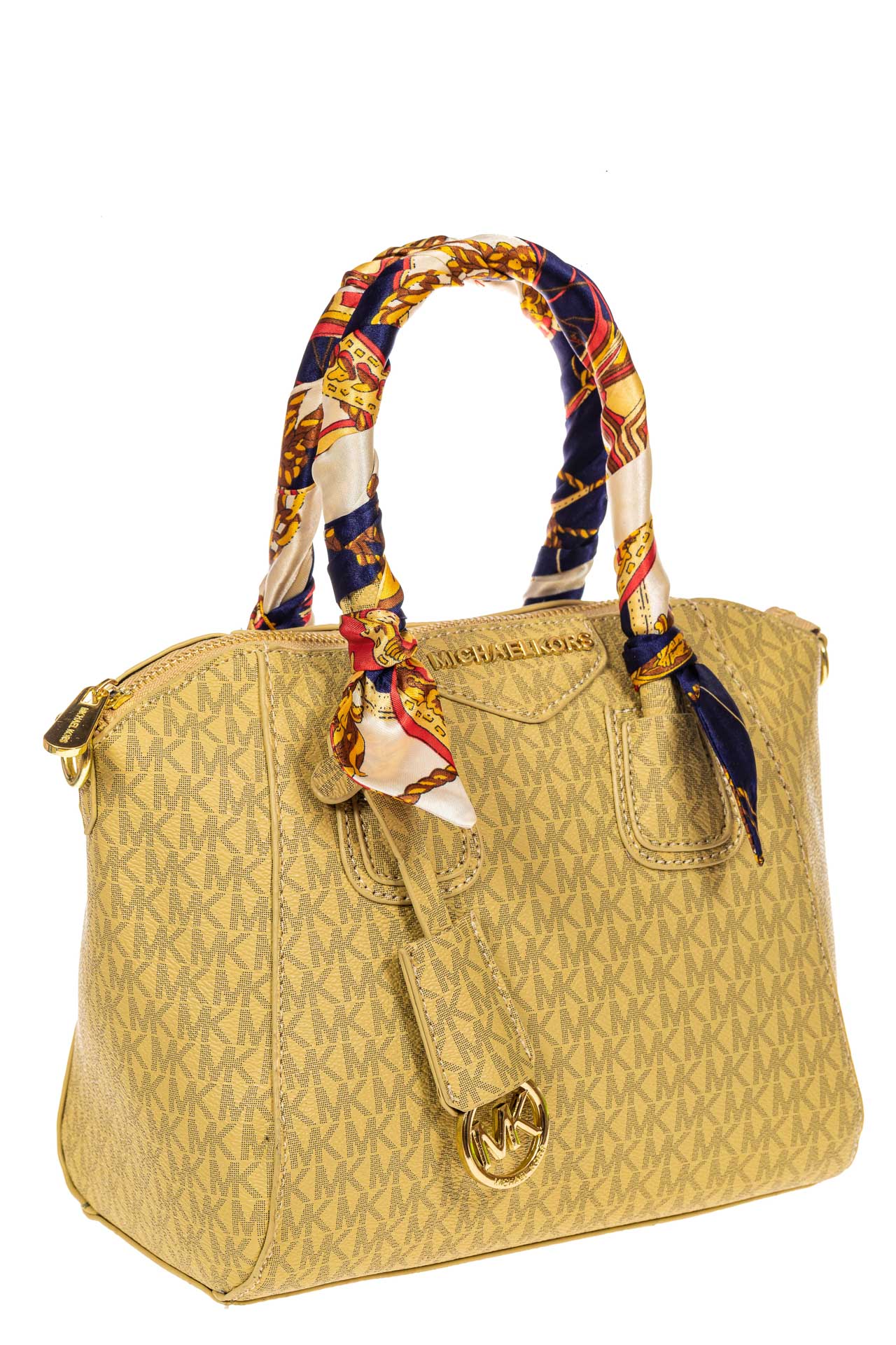 На фото 1 - Женская сумка из экокожи, цвет коричневый