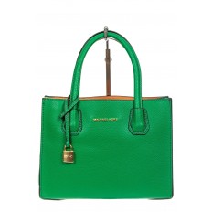 На фото 2 - Женская сумка из искусственной кожи, зеленая