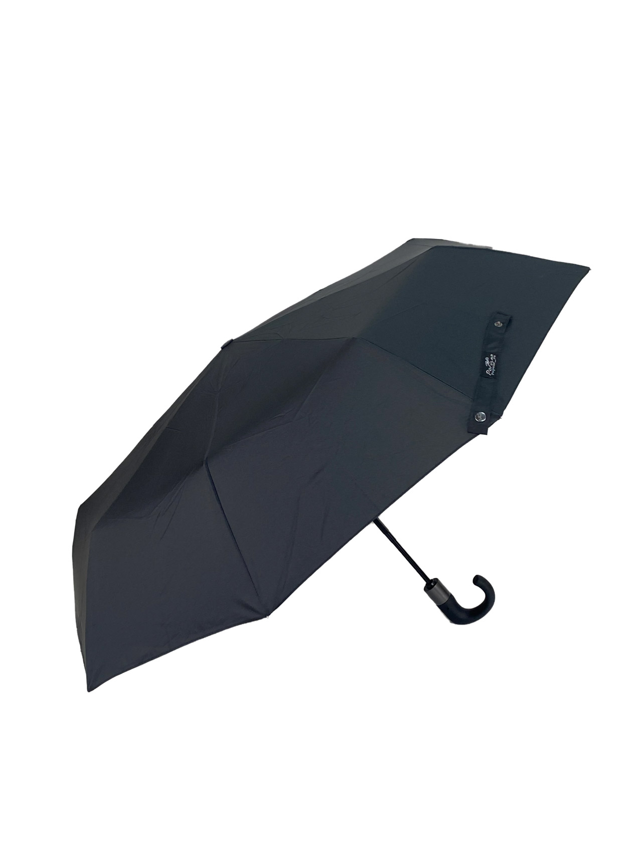 На фото 1 - Зонт мужской  полуавтомат, цвет черный