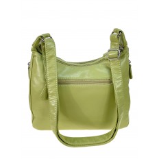 На фото 2 - Женская сумка из искусственной кожи, цвет бежево серый