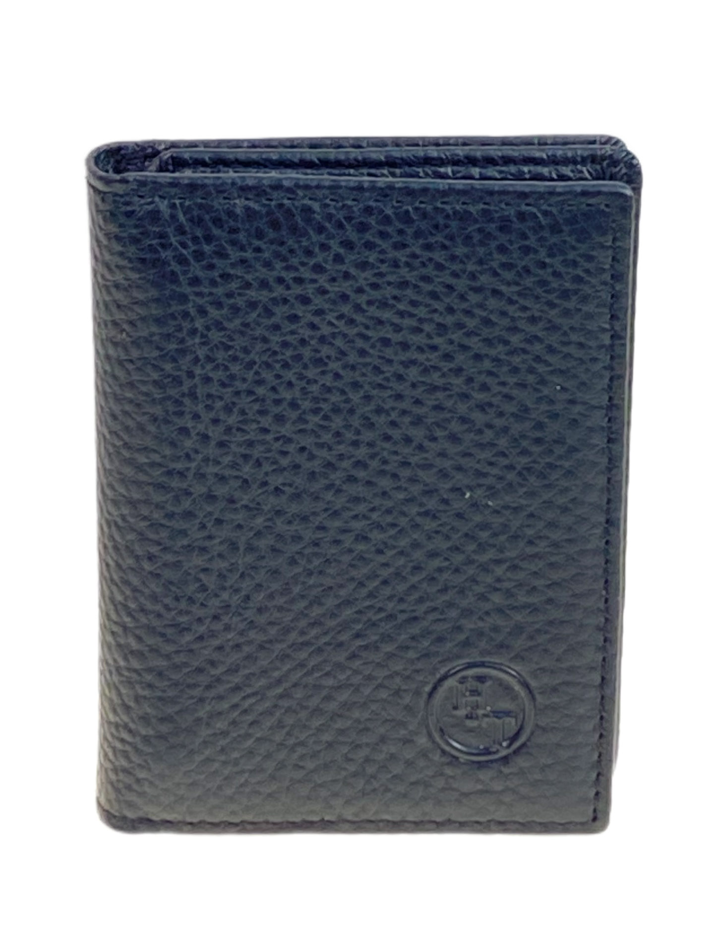 На фото 1 -  Картхолдер из натуральной кожи для пластиковых карт, цвет  черный