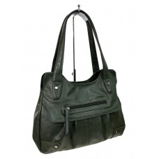 На фото 1 - Женская сумка  из искусственной кожи,  цвет зеленый