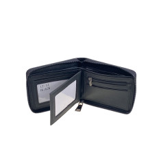 На фото 2 - Мужское портмоне из натуральной кожи, цвет черный На фото 2 - Мужское портмоне из натуральной кожи, цвет черный