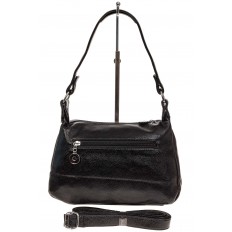 На фото 2 - Женская классическая сумка из искусственной кожи, цвет черный
