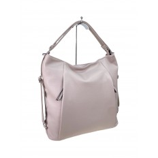 На фото 2 - Женская сумка шоппер из искусственной кожи, цвет бежево серый