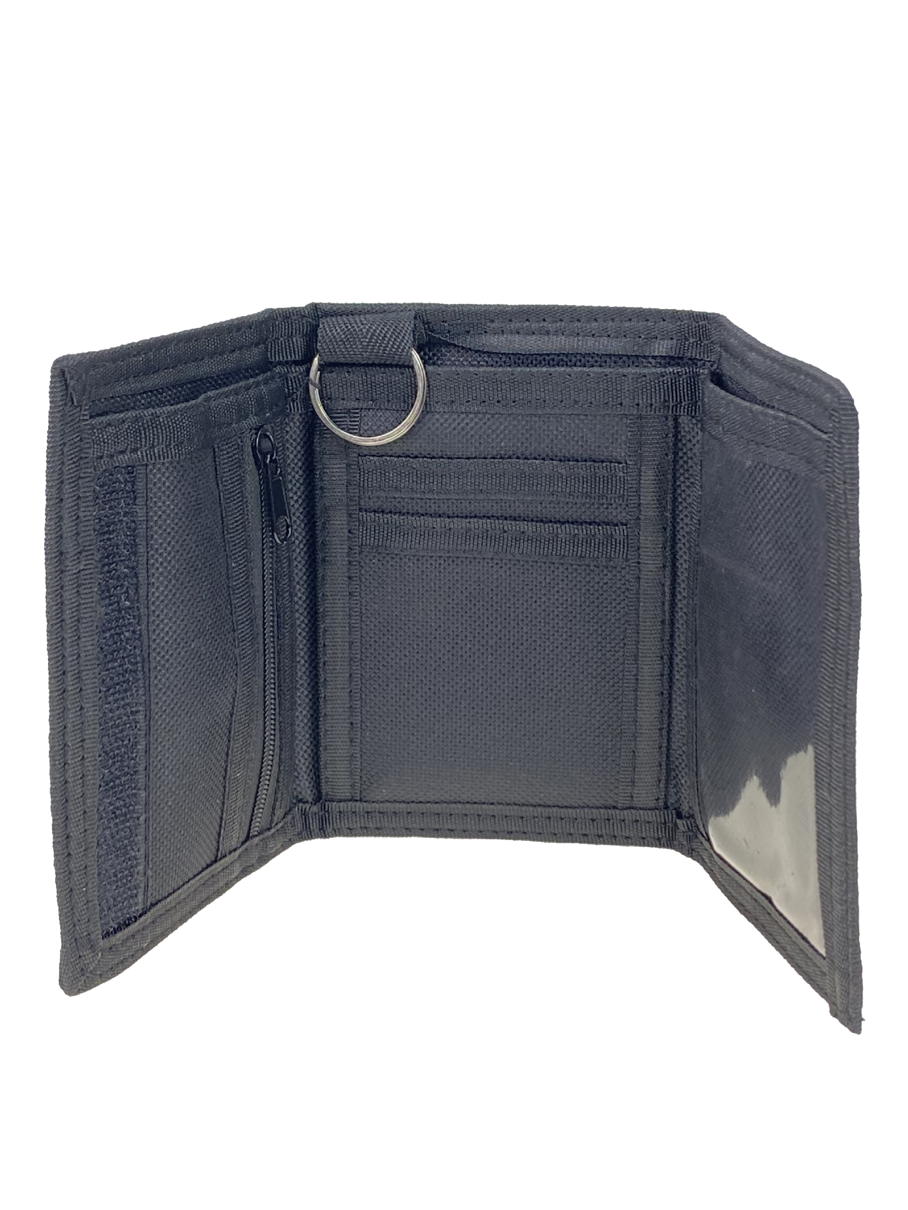 На фото 2 - Джинсовый кошелёк, цвет черный