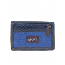 На фото 1 - Джинсовый кошелёк, цвет синий
