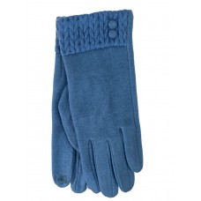 На фото 1 - Элегантные демисезонные перчатки из кашемира, цвет голубой