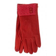 На фото 1 - Элегантные демисезонные перчатки из кашемира, цвет красный