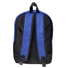 На фото 2 - Мужской  рюкзак из текстиля ,цвет ярко синий с черным 