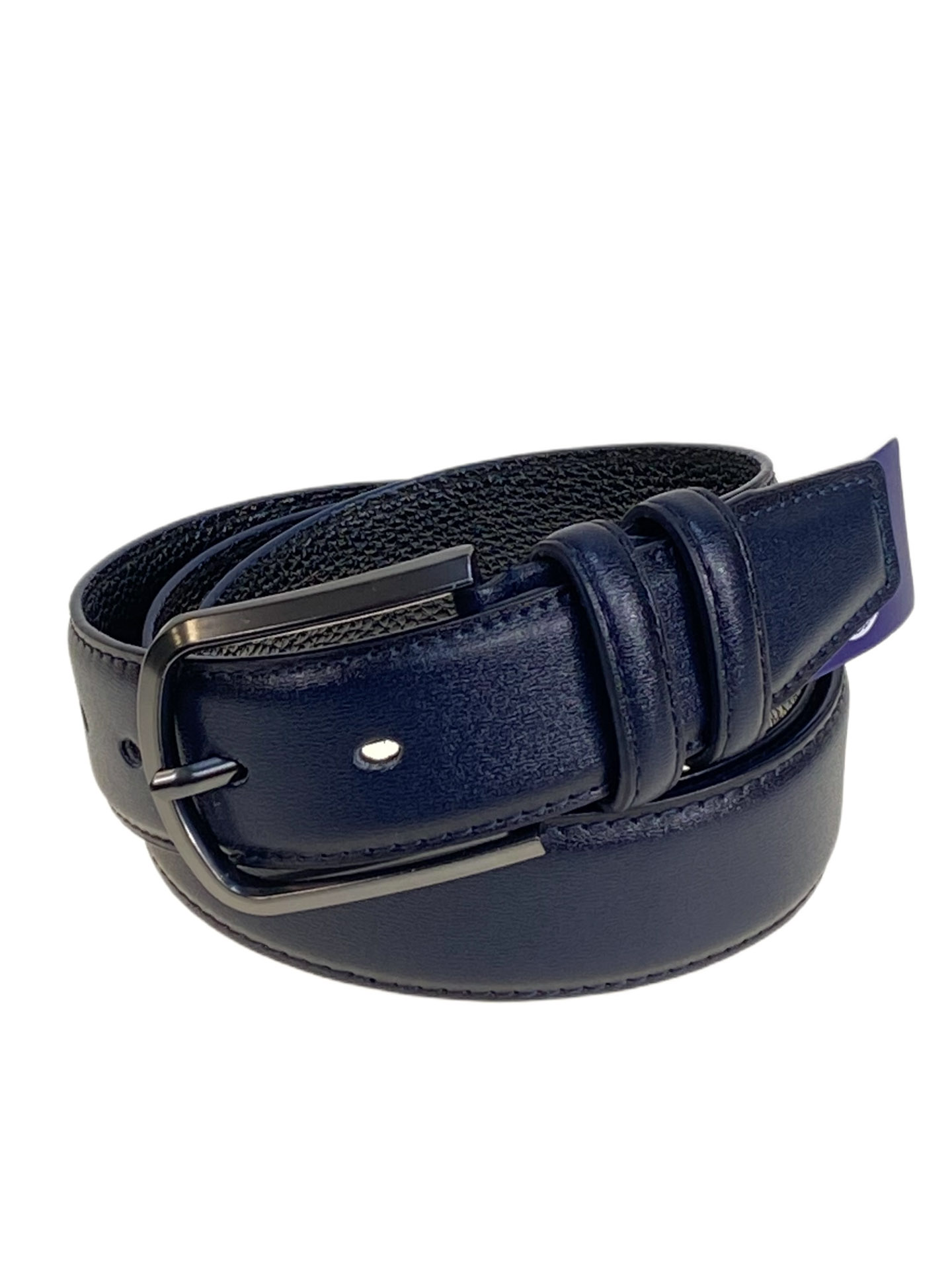 На фото 1 -  Ремень мужской из искусственной кожи, цвет синий