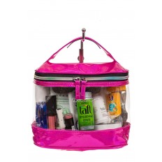 На фото 2 - Непромокаемая сумка-косметичка для бассейна, цвет фуксия