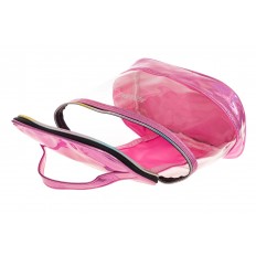 На фото 4 - Непромокаемая сумка-косметичка для бассейна, цвет ярко-розовый