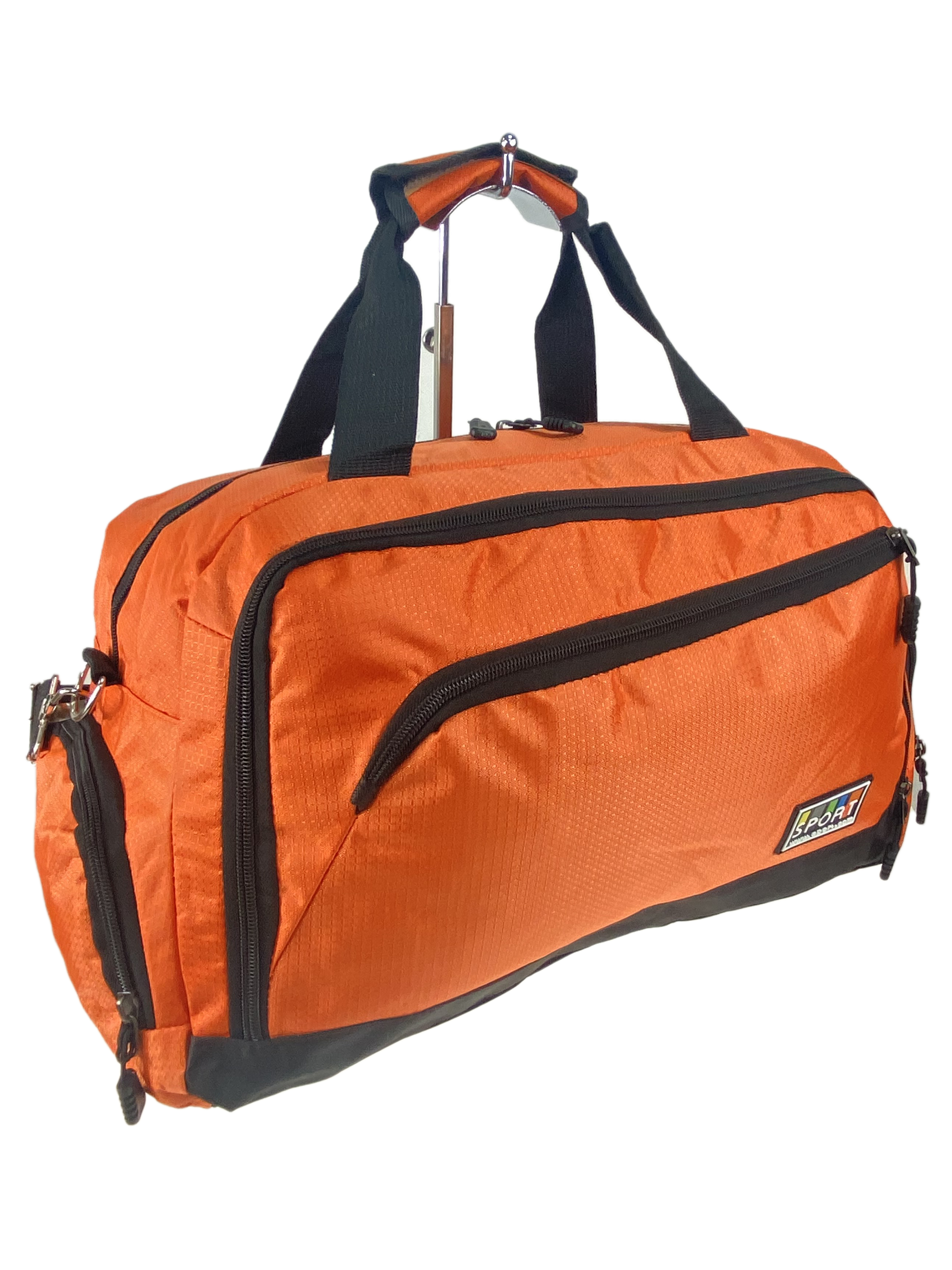 Дорожная сумка из текстиля , цвет оранжевый