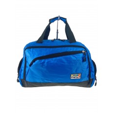 На фото 2 - Дорожная сумка из текстиля , цвет голубой