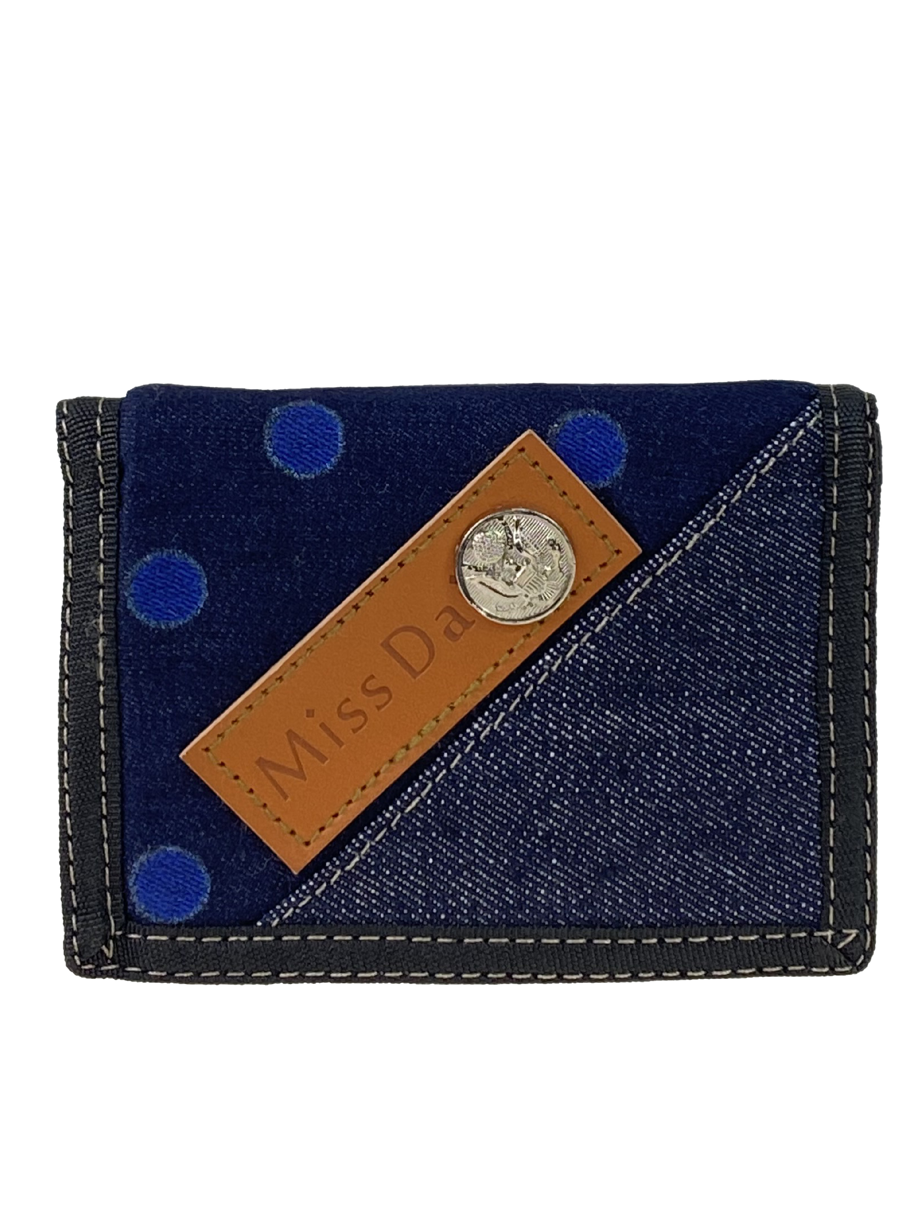 На фото 1 - Джинсовый кошелёк, мультицвет