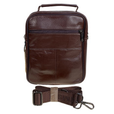 На фото 2 - Сумка мужская из натуральной кожи, цвет коричневый На фото 2 - Сумка мужская из натуральной кожи, цвет коричневый