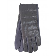 На фото 1 -  Теплые женские перчатки, цвет серый