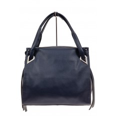 На фото 2 - Новинка: Большая женская сумка из экокожи, синяя