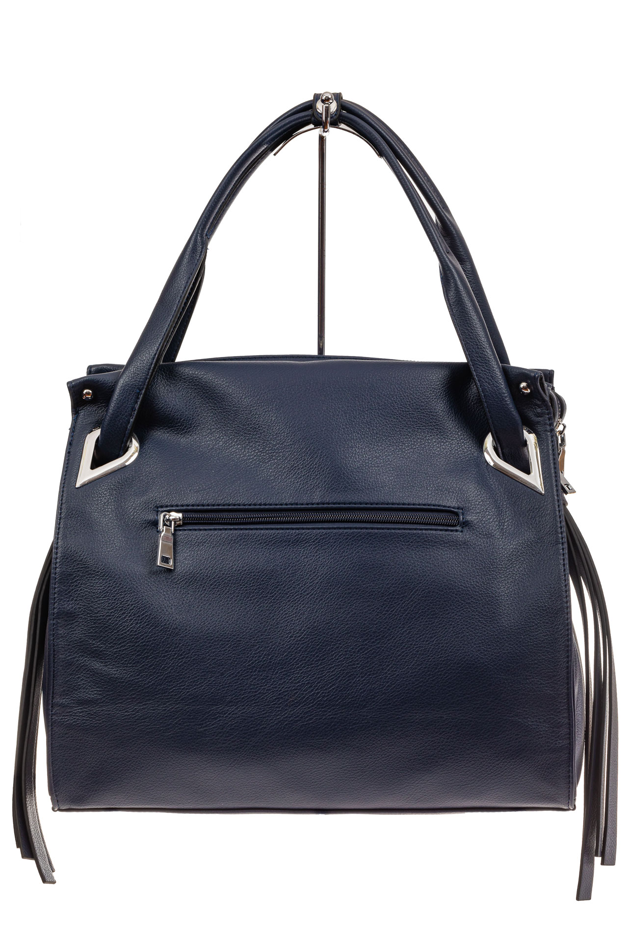 На фото 3 - Новинка: Большая женская сумка из экокожи, синяя