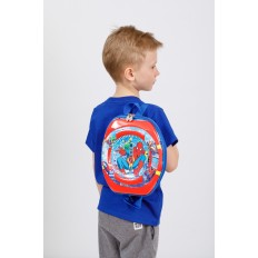 На фото 4 - Маленький детский рюкзачок с ярким дизайном, цвет синий