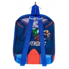 На фото 2 - Детский рюкзак с пластиковой вставкой, цвет синий