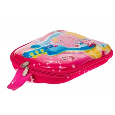 На фото 3 - Плоский детский рюкзачок, цвет розовый с синим