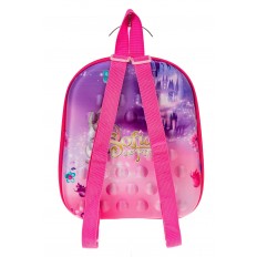 На фото 2 - Плоский детский рюкзачок, цвет розовый с фиолетовым