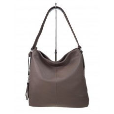 На фото 3 - Женская сумка из искусственной кожи, цвет бежево-коричневый