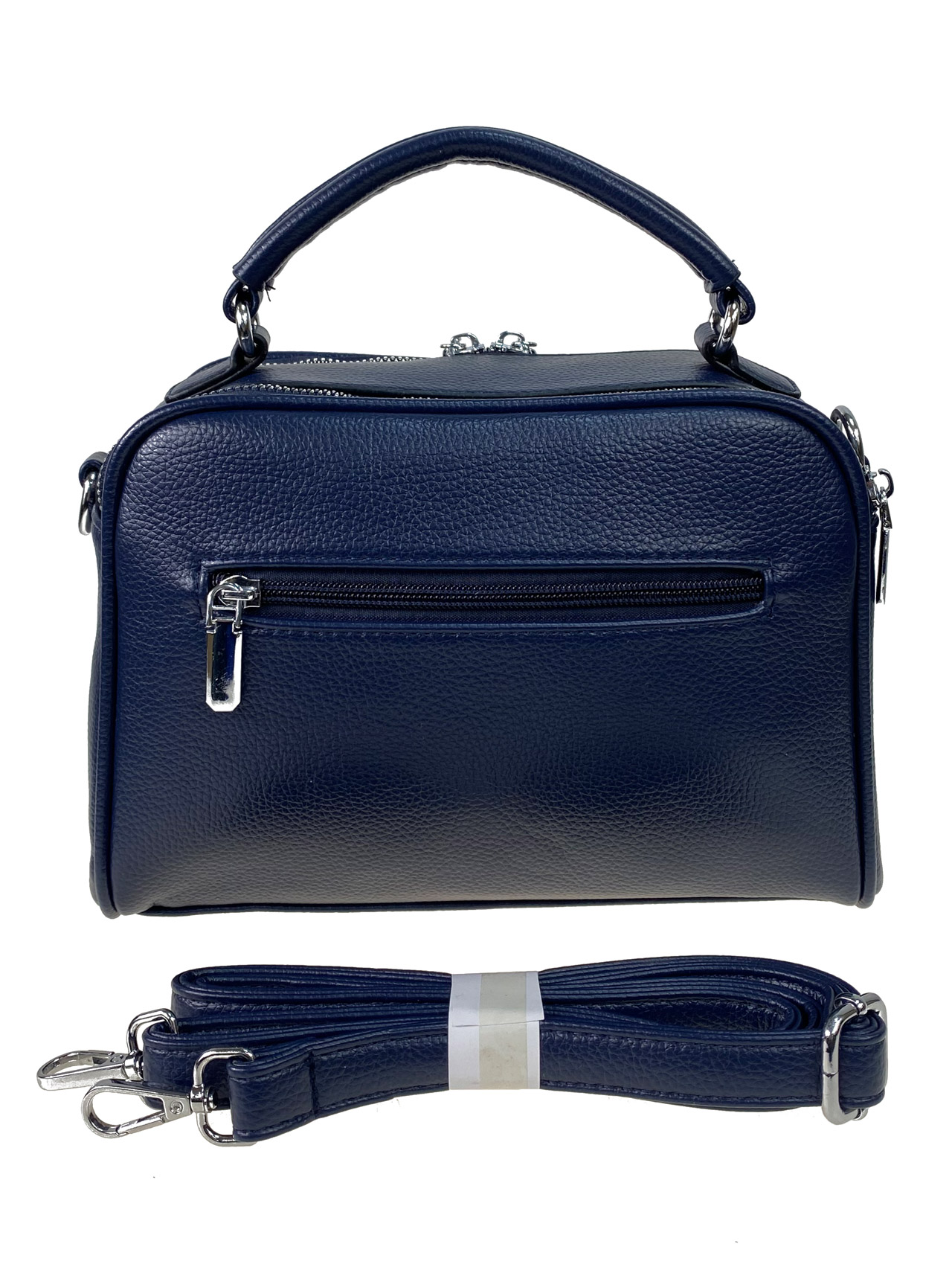 На фото 2 - Женская сумка  из искусственной кожи,цвет синий