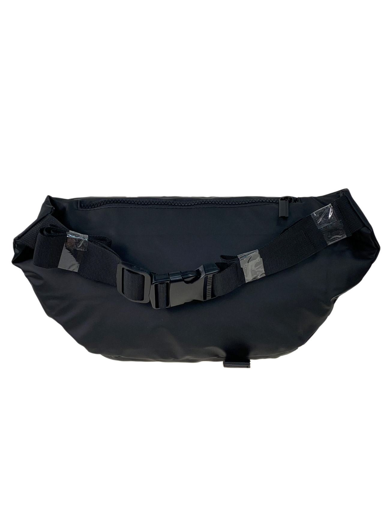 На фото 2 - Поясная мужская сумка из текстиля цвет черный