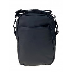 На фото 2 - Повседневная мужская сумка из текстиля цвет черный