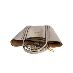 На фото 2 - Женская сумка из искусственной кожи, цвет молочный