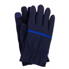 На фото 1 - Утепленные перчатки мужские с Touch Screen, цвет синий