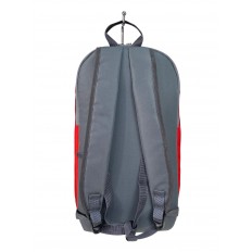 На фото 2 - Молодежный рюкзак из текстиля, цвет красный