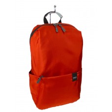 На фото 1 - Молодежный рюкзак из текстиля, цвет оранжевый