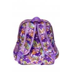 На фото 2 - Детский рюкзак из текстиля с ярким принтом, цвет фиолетовый