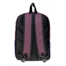 На фото 2 - Мужской  рюкзак из текстиля ,цвет фиолетовый с синим 
