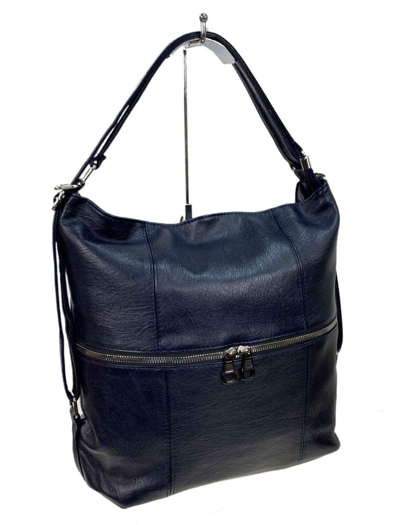 На фото 1 - Женская сумка  из искусственной кожи, цвет синий