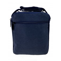 На фото 3 - Мужская сумка  из текстиля, цвет синий