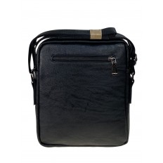 На фото 2 - Мужская сумка из эко кожи, цвет черный