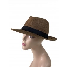 На фото 1 - Шляпа, цвет коричневый