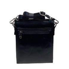 На фото 2 - Мужская сумка-планшет из экокожи, цвет черный