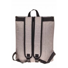 На фото 3 - Мужской рюкзак с клапаном, цвет серый