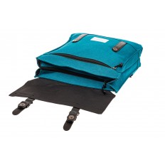 На фото 4 - Мужской рюкзак с клапаном, цвет бирюзовый