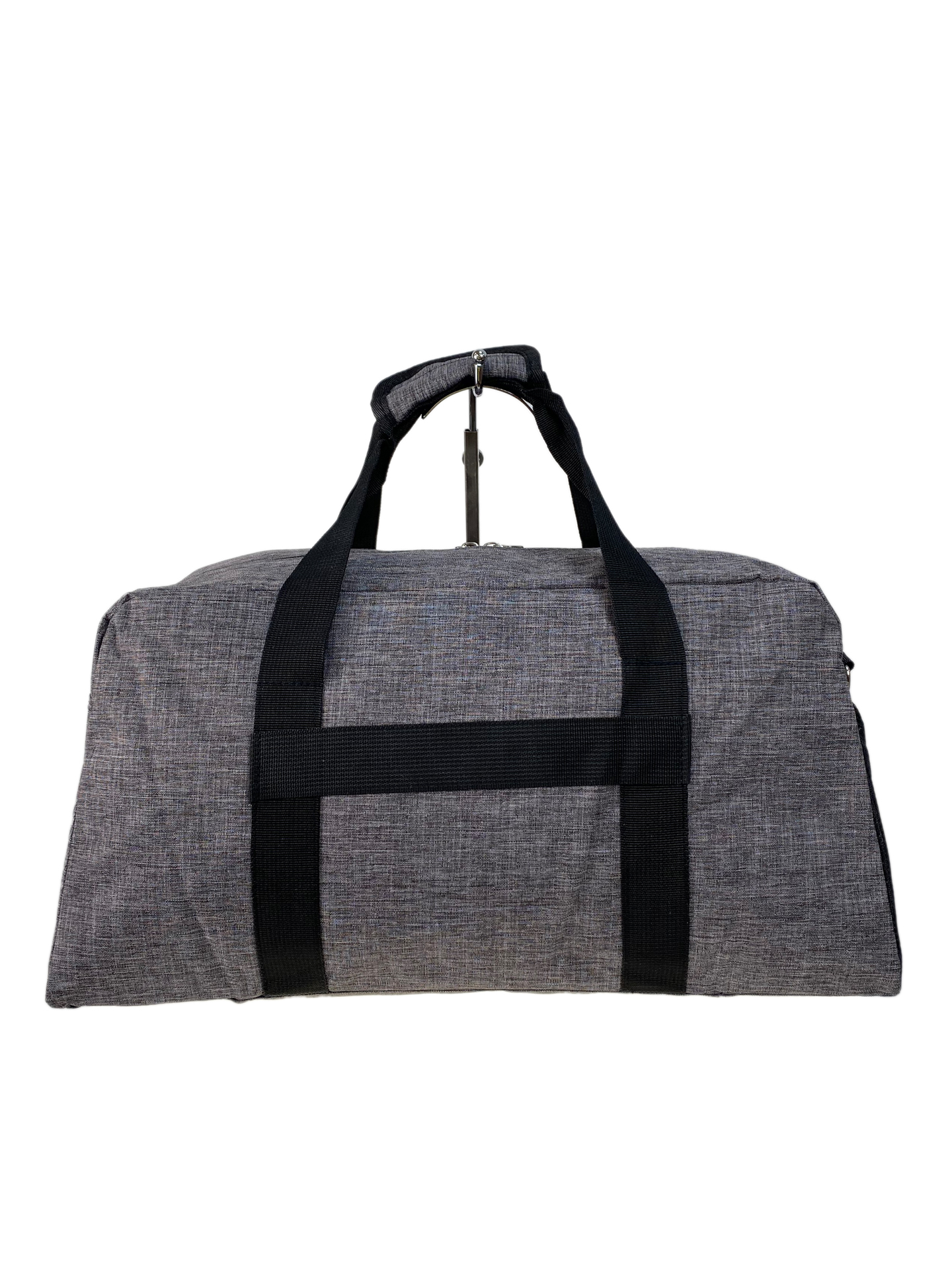 На фото 2 -  Дорожная сумка из текстиля, цвет серый