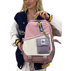 На фото 1 - Молодежный рюкзак из текстиля,  мультицвет